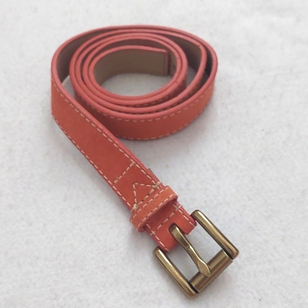 MICHAEL Michael Kors Coral Belt with Brass Buckle